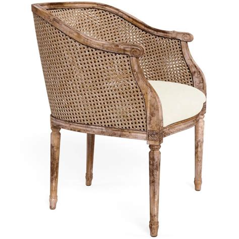 Barrel Back Cane Dining Chair Josette Layman