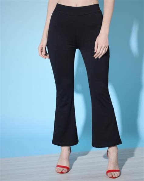 Buy Buynewtrend Black Solid Lycra Full Length Women Palazzo Pant Online At Best Prices In India