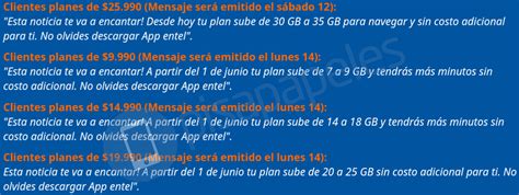 Entel vuelve a aumentar los gigas en sus planes móviles