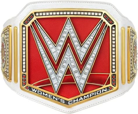 Wwe Women World Heavyweight Red Championship Replica Title Belt Adult