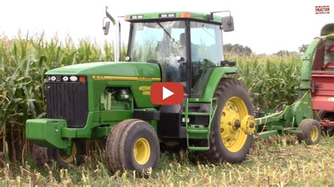 Bigtractorpower 2022 Is Out In The Field With A 160 Hp John Deere 8100 Tractor Chopping Corn