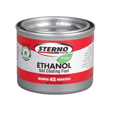 Sterno® Green 45 Minute Ethanol Gel Chafing Fuel Can (20106) | S ...