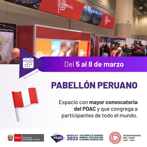 INGEMMET On Twitter RT MinemPeru PDAC2023 Conoce Las