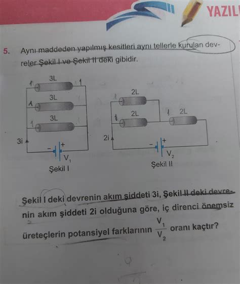 Ayn Maddeden Yap Lm Kesitleri Ayn Tellerle Kurulan Dev Reler