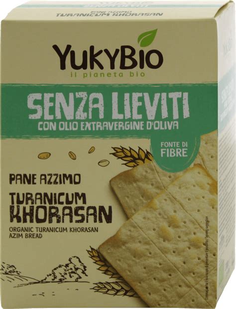 YUKYBIO Pane Azzimo BIO Di Grano Khorasan Turanicum 200 G Dm Italia