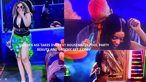 CHI CHI S BUM TAKES OVER POOL PARTY SHEGGZ BELLA CHOMZY Bbnaija