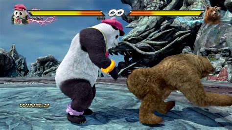 TEKKEN7 Panda VS Kuma YouTube