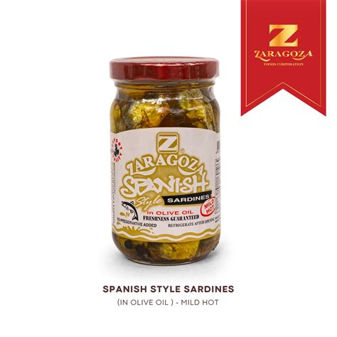 ZARAGOZA Spanish Style Sardines In Olive Oil MILD HOT Shopee