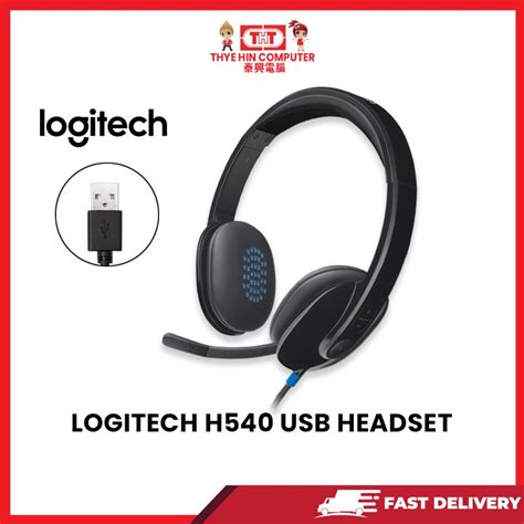 logitech  usb headset shopee malaysia