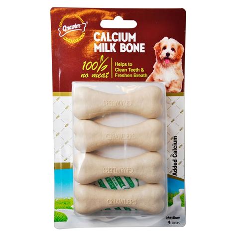 Hueso Masticable Para Perro Todas Las Razas Cachorro Y Adulto X 4