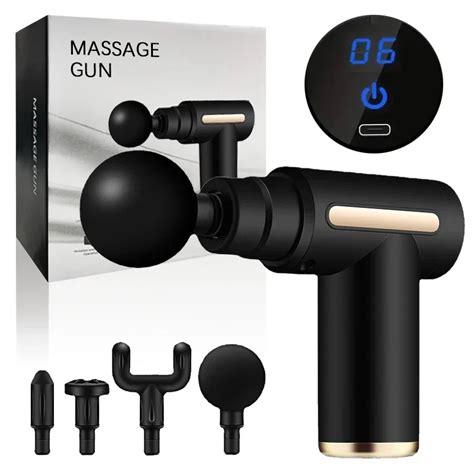 Usb Mini Massage Gun Fascia Machine Muscle Relaxation Vibrating Gun Rod Massage Fitness