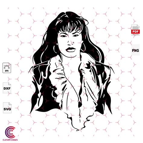 Selena Quintanilla Art Svg Selena Quintanilla Se Inspire Uplift