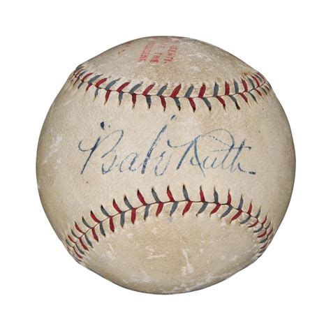 Sold At Auction Circa Babe Ruth Single Signed Baseball