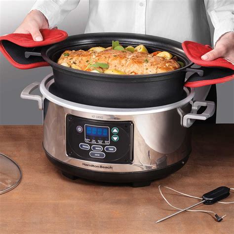 6 Quart Oval Programmable Set And Forget® Slow Cooker 33961