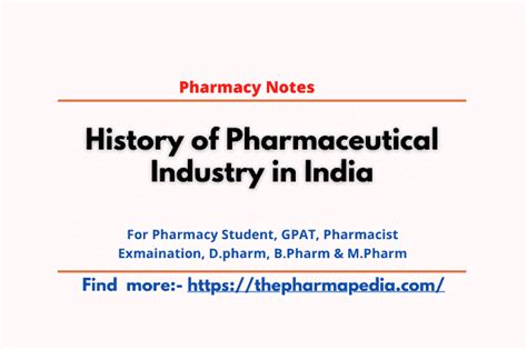 History of Pharmaceutical Industry in India | The Pharmapedia