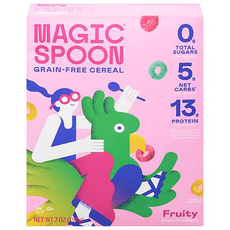 Magic Spoon Cereal Grain Free Fruity 7 Oz Magic Spoon Town And Country Markets