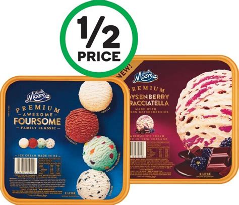 Much Moore Ice Cream Tub 2 Litre From The Freezer Offer At Woolworths