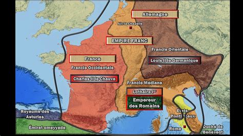 La Naissance De La France Et De L Allemagne 800 843 Haut Moyen Age