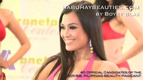 Bb Pilipinas Here Are The Official Candidates Youtube