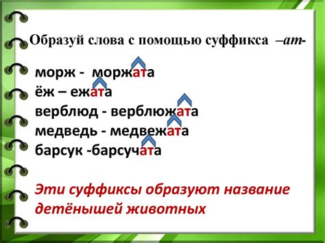 Суффикс как часть слова. Урок русского языка во 2 классе - презентация ...