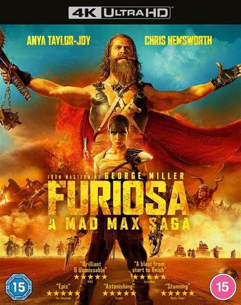 Furiosa A Mad Max Saga 4k Ultra Hd Blu Ray Free Shipping Over £20