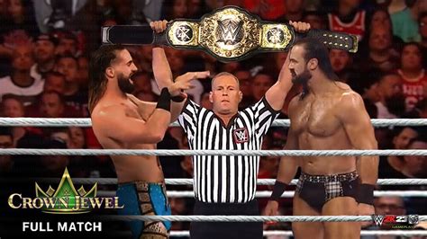 Full Match Seth Rollins Vs Drew Mcintyre World Heavyweight Title