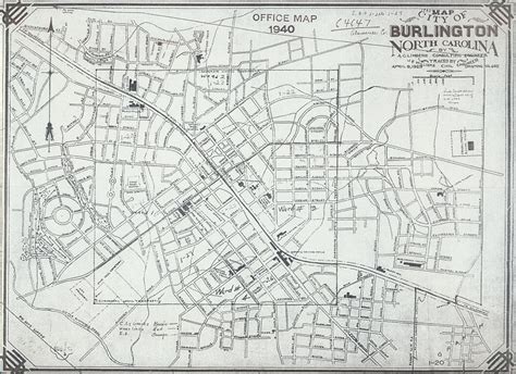 1940 Burlington North Carolina Map : City of Burlington, NC : Free Download, Borrow, and ...