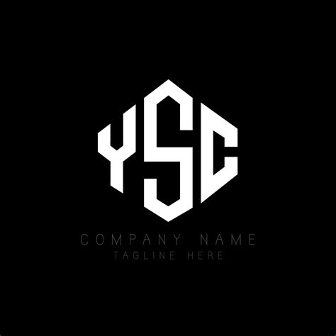 Design De Logotipo De Letra Ysc Forma De Pol Gono Ysc Pol Gono E