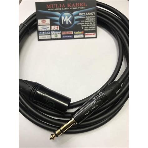 Jual Kabel Instrument Mogami To Trs Mktech Black Gold Shopee Indonesia