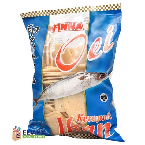 Jual KERUPUK IKAN OEI FINNA 500 GR FISH CRACKER Shopee Indonesia