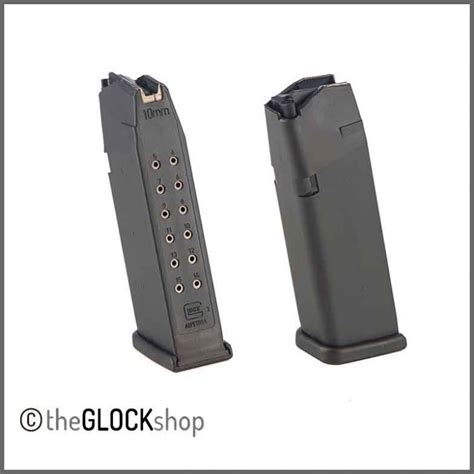 Glock 22 Round Magazine 40 Sandw Glock 40 Extended Mag Glockshop