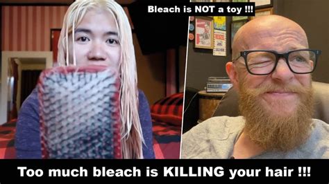 Too Much Bleach Killed Their Hair Hairdresser Reacts To Hair Fails Hair Beauty Youtube