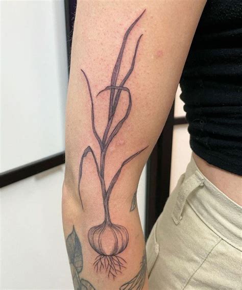 Garlic Scape Tattoo