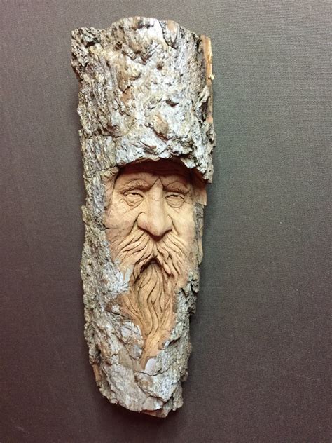 Wood Spirit Wood Carving Perfect Wood Gift Original Art By Josh