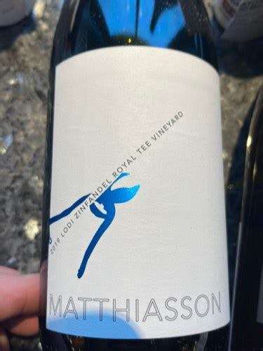 Matthiasson Royal Tee Vineyard Zinfandel Vivino US