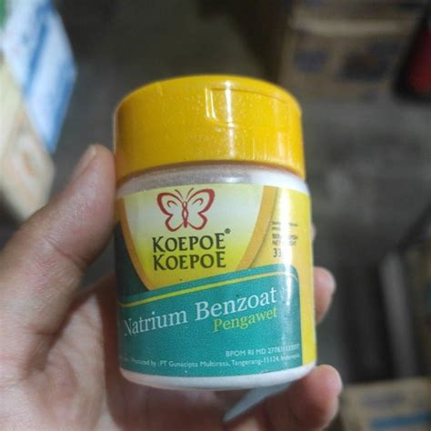 Jual Natrium Benzoat Koepoe Koepoe 33 Gram Shopee Indonesia