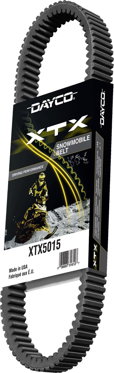 Dayco Xtx5049 Cvt Drive Belt Atv Utv Snowmobile Xtv Automatic