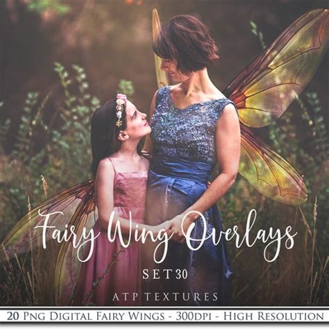 Overlays Png Fairy Wings And Butterflies Set Digital Etsy Australia