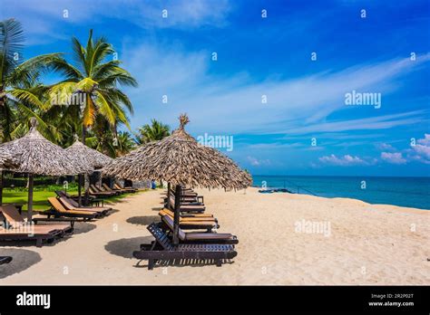 Cua Dai Sandy Sea Beach Near Hoi An In Quang Nam Province Vietnam