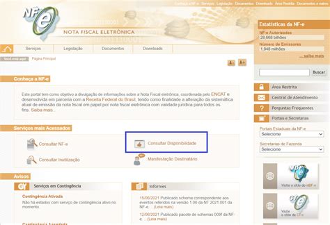 Disponibilidade Da Sefaz Para Nf E Formas De Consultar