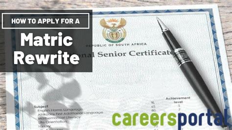 Registration For 2022 Matric Rewrites Are Open