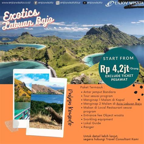 Paket Tour Ke Labuan Bajo Dari Bali Tamasya Indonesia