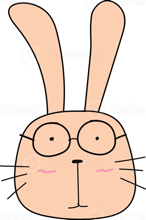 Cute Bunny Cartoon Doodle 33850971 Png