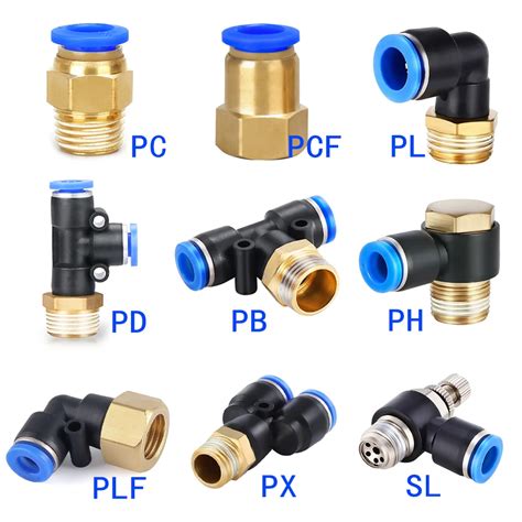 Pneumatic Quick Connector PC PCF PL PB PD PH PLF PX SL External Thread