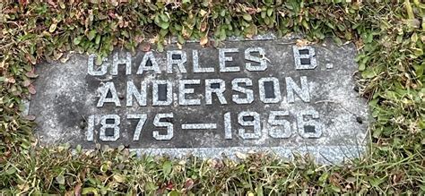 Charles Benton Anderson 1875 1956 Mémorial Find a Grave