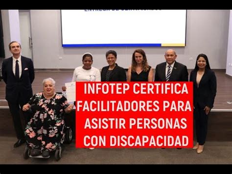 Infotep Certifica Facilitadores En Asistencia A Personas Con