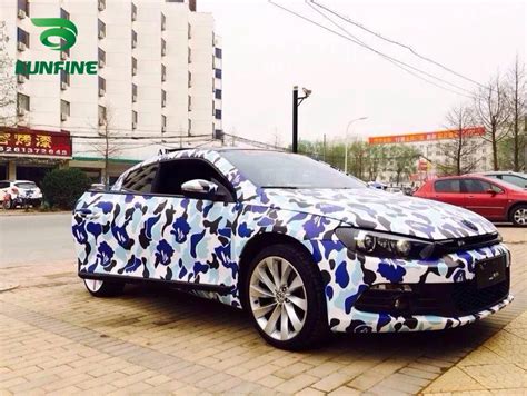 Envoltura de estilo de coche Graffiti camo película de vinilo para