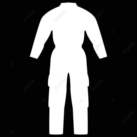Coverallthe White Color Icon Stripe Suit Icon Vector Stripe Suit