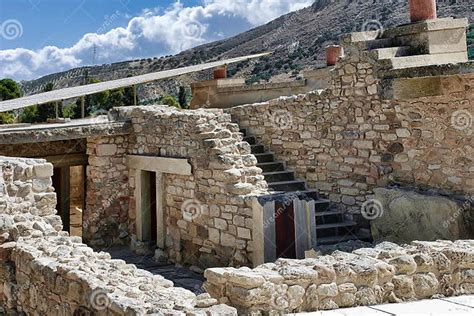 The Archaeological Site Of Knossos The City Ruled By Minos Capital Of