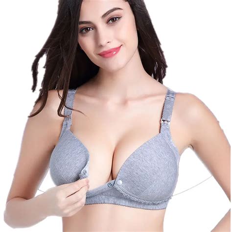 Front Button Maternity Wear Cotton Nursing Bra